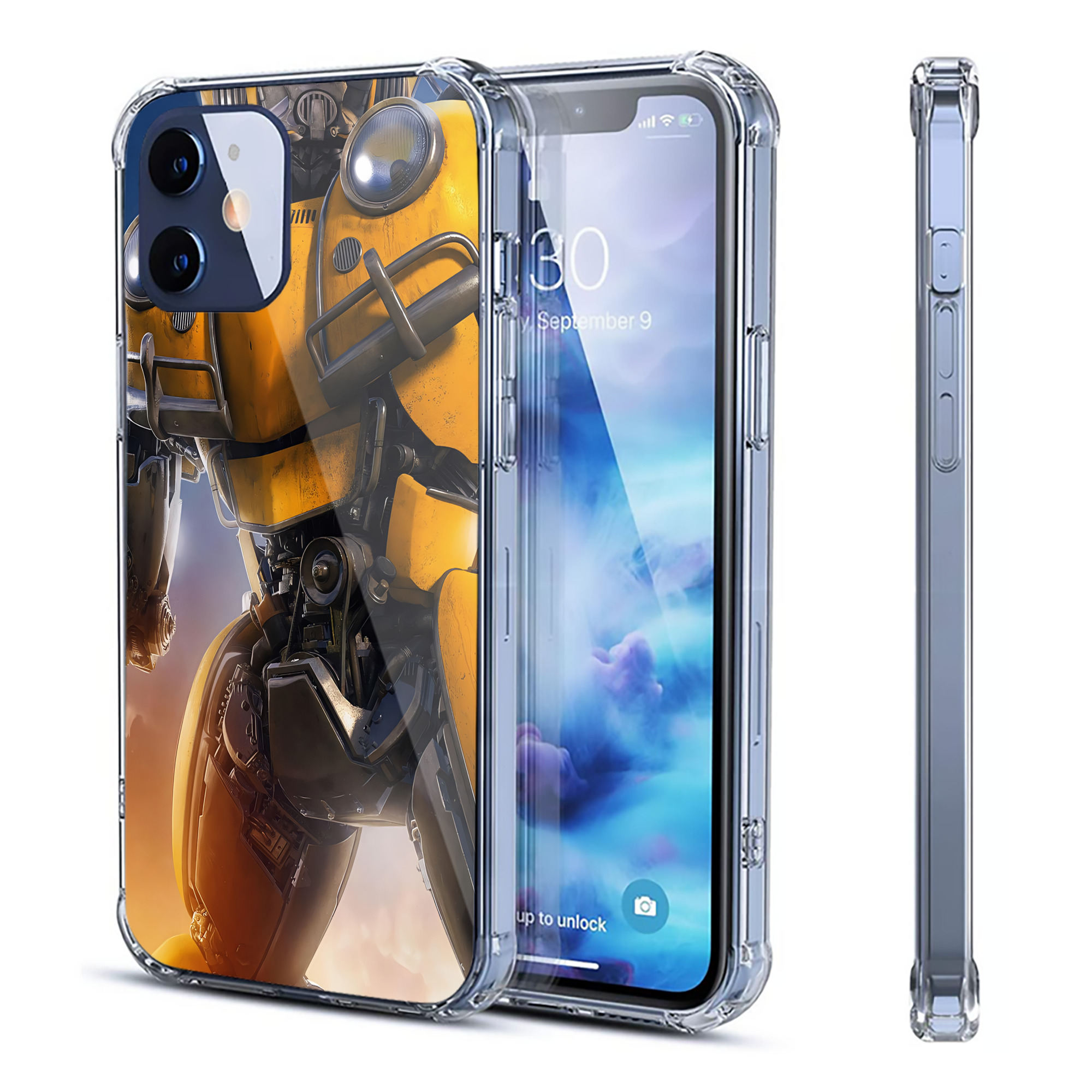 （画像用） Transformers トランスフォーマー 【iPhone 12シリーズ対応】透明スマホケース（クリアソフトケース）